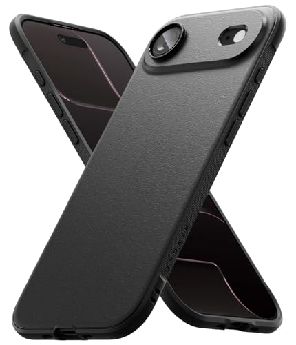 Image of Ringke Onyx Compatible with iPhone Air (17 Air) Case Back Cover Rugged Flexible Durable Anti-Slip TPU Protection Shockproof- Black