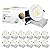 12 Pack 4 Inch Gimbal LED Recessed Lighting with Junction Box, 5CCT 2700K-6000K Selectable, 360°+90° Adjustable Directional Eyeball Light, 9W 1000LM Slim Canless Downlight - ETL and Energy Star