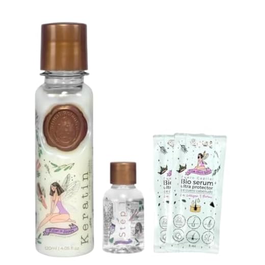 MAIKE AMOUR Keratina, RITUAL BOTANICO 120 ml - Tratamiento de queratina con 12 aceites naturales y aminoácidos para brillo, suavidad y nutrición. Producto original de COLOMBIA.