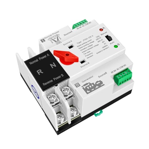 Mini Ats 100 Amp Transfer Switch 1PCS W2R-2P/3P/4P 16A 32A 63A 80A 100A ...