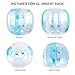 Inflatable Bumper Balls for Adults Human Hamster Balls for Adults Inflatable Lawn Game Ball 0.3mm Ultra-Thick PVC Toys Body Bumpers Ball Full Body for Outdoor Team Gaming Play (1PC (4FT Blue+White))
