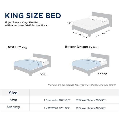 Image of Bedsure King Size Comforter Set - Oatmeal Soft Bedding for All Seasons, 3 Pieces, 1 King Size Comforter and 2 Pillow Shams