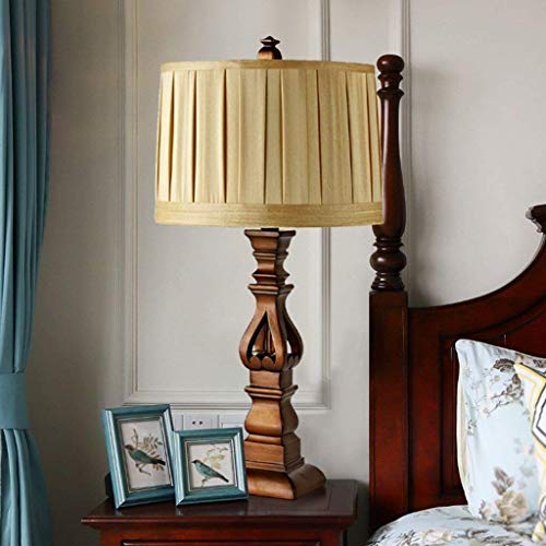 Lampe de table chic en tissu fait main rétro style européen salon