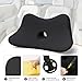 Benazcap Lumbar Support Pillow for Car: Novel Ergonomic, Memory Foam Lumbar Pillow with Adjustable Straps for Lower Back Pain Relief - Ideal Back Cushion for Driving and Office Chair - Black
