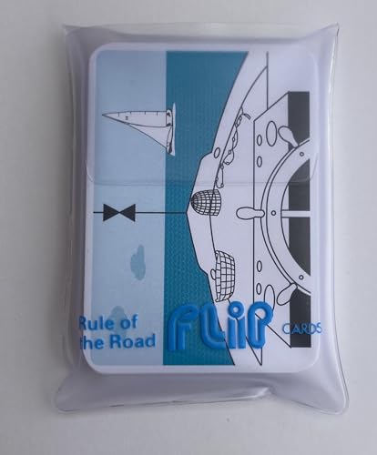 Marine Flip Cards - Regla de la carretera - Tarjetas flash marinas para estudio, revisión y entrenamiento RYA/MCA/ICC