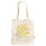 グリーンハウス 刺繍トートバッグ 大 ミモザ IT001-3