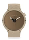 Big Bold Bioceramic Unisex Watch Casual Plastic Brown Automatic Waterproof Big Bold Bioceramic Desert