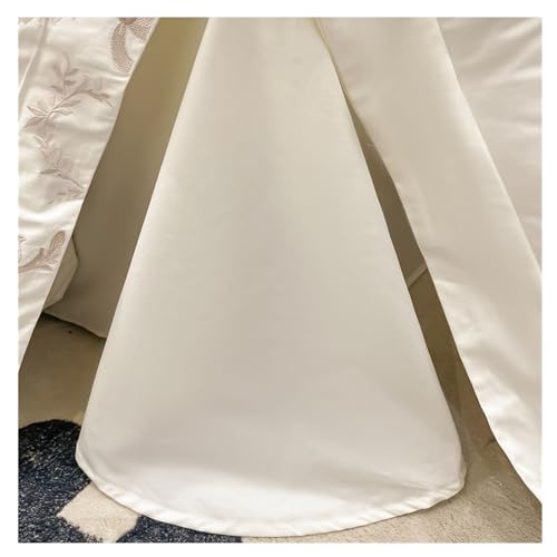 Housse de couette en coton durable literie drap 4 pcs - 4