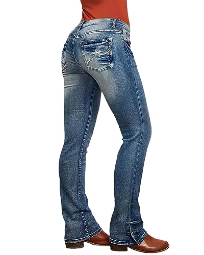 Women's 90s Vintage Stretch Bootcut Jeans Low Rise Button Women's 90s Vintage Stretch Bootcut Jeans Low Rise Button
