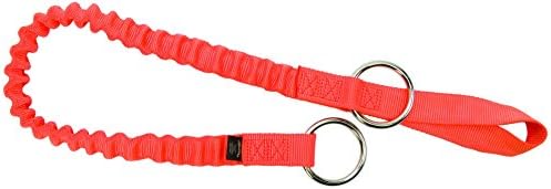 Weaver Leather 08-98226 (-BO) Arborist Bungee Chain Saw Strap, Orange - 33 1/2", 33-1/2" with Two Rings