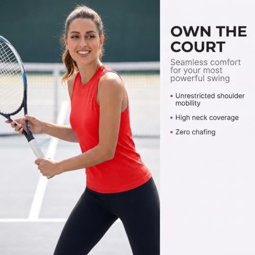 Image of Spyder Womens Workout Tank Tops - Seamless Workout Tank Tops Woman, Yoga Tops for Women, Athletic Activewear Gym Tanks