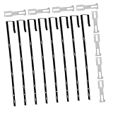 Utilité à double usage : cet ensemble de cintres pour miroir sert également de support de miroir de porte et de solution de suspension, intégrant des crochets de suspension pour miroir avec un rangement pratique pour les vêtements ou les accessoires, des crochets de suspension pour miroir, un crochet pour miroir de porte de placard