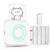 5.Conveniente para su vida: puede grabar el paisaje que ve, grabar sus dulces palabras, divertidas y prácticas. Batería recargable incorporada de 1000 mAh, la impresora térmica no necesita cartucho de tinta cuando se usa, bajo costo de operación.