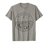 Retro Vintage tee for men, women, dad, mom, father, mother, grandma, grandpa, friend, husband, wife, girlfriend, boyfriend. Excellent vintage souvenir for those visiting or about to go on vacation there Voyageurs National Park Minnesota National Park...