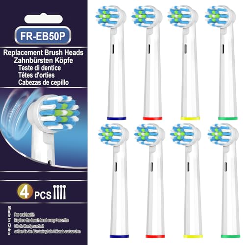 Cellena Replacement Toothbrush Heads Compatible with Oral B Pro 1000,Professional Clean,Gentle on Gums,Brush Head Refills Compatible with Oral B Braun Genius/Smart/Vitality Series,8 Pack