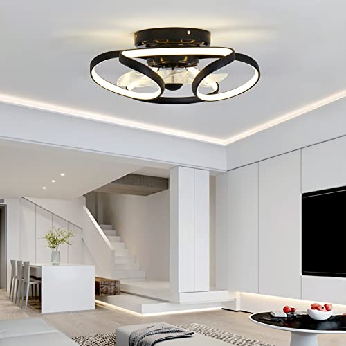 Ventilateur de plafond avec eclairage LED et telecommande reversible - 2