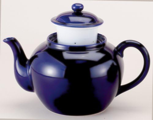 Miniatura 2 de HIC - Tetera de porcelana de 16 onzas con infusor de cobalto