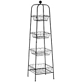 kimball cho wiki 100 % metal Miles Kimball - Torre de cesta de metal de 4 niveles