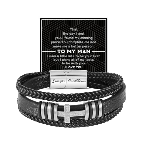 GIFT4U To My Man Leather Bracelet