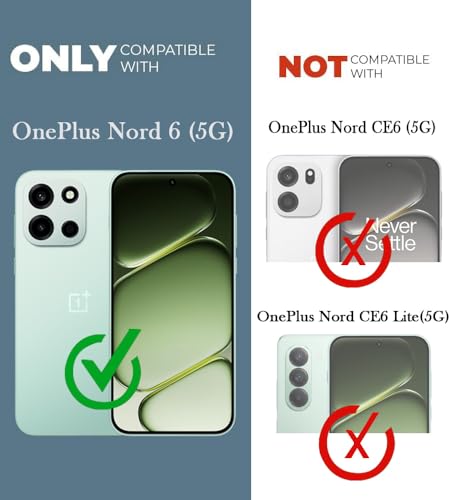 Image of Jkobi Hybrid Back Cover Case for OnePlus Nord 6 (Shockproof with Polycarbonate Clear Panel | Professional Black)