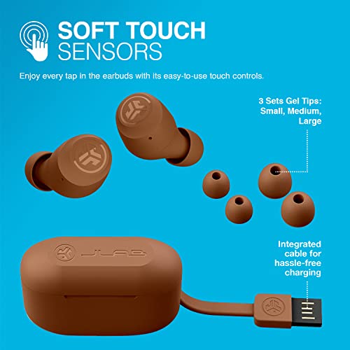Jlab Go Air Tones - True Wireless Earbuds Designed With Auto On And Connect, Touch Controls, 32+ Hours Bluetooth Playtime, Eq3 Sound, And Dual Connect (1615 C) #TOP3