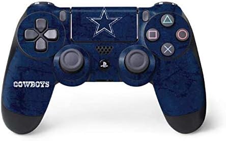 SkinIt Decal Gaming Skin for Sony PlayStation 4/PS4 Dual Shock4 Controller - Distressed NFL