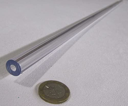 Polycarbonate Round Tube .500" (1/2") OD x (3/16") 187" ID x 5/32" Wall x 36" (More Length Options)