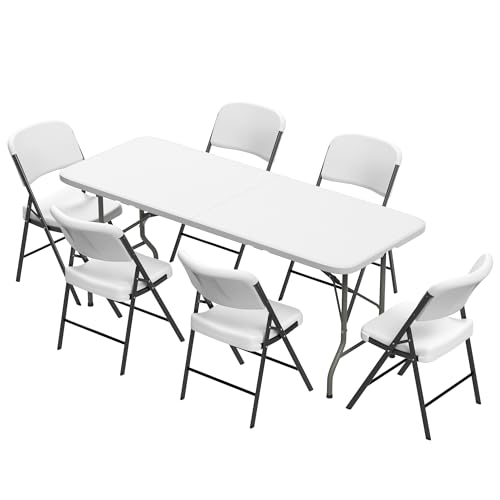 Elevon 6-Piece Folding Table Set