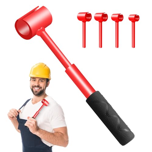 Door Hinge Adjustment Tool, 4 in 1 Hinge Gap Adjustment Wrench for Residential and Commercial Heavy Door Hinge Adjustment Tool Rubber Grip User-Friendly Durable Heavy Duty Construction