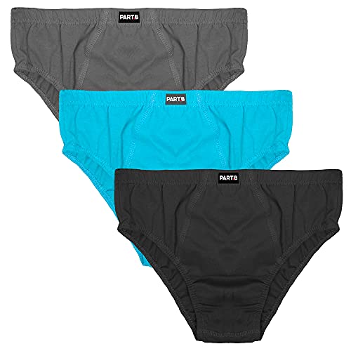 Kit com 3 Cuecas Slip Infantil Part.B (Sortidos, M)