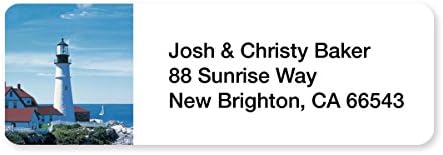 Lighthouse Tower Set of 215 Sheeted Address Labels