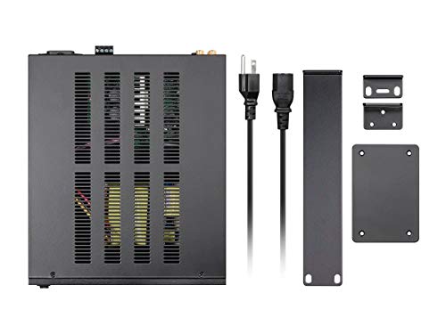 Monoprice Unity 100-Watt Power Amp - Bridgeable, 12‑volt Input/Output Triggers, Euroblock Connector, Black - Thumbnail 5