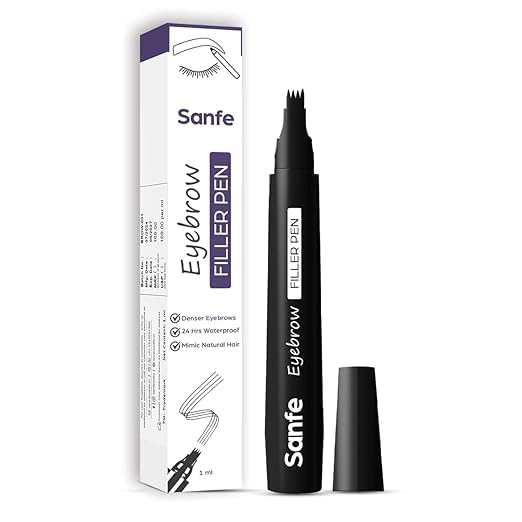 ECAPT Eyebrow Pen Waterproof Microblading Brow Pen, 4-Fork Tip Eyebrow Tattoo Pencil, Long Lasting Natural Looking Eyebrow Enhancer, Smudge Proof Brow Makeup for Women & Girls-picture-36