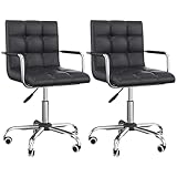 MATÉRIAUX DE QUALITÉ : siège de bureau fabriqué à partir de revêtement en revêtement synthétique confortable et facile à entretenir