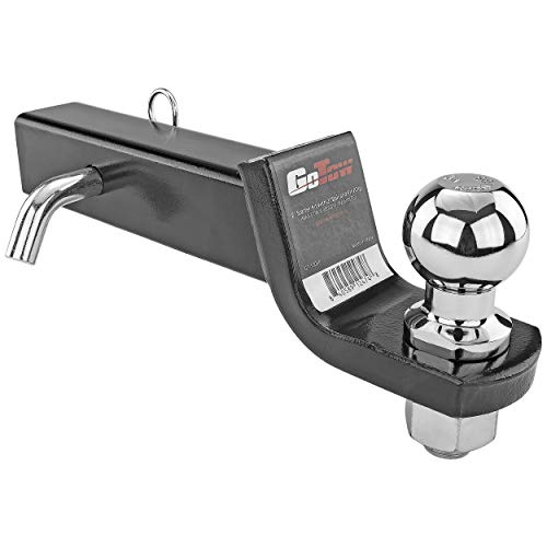 GoTow Trailer Hitch Ball Mount, Class 3-2" Drop Starter Kit w/ 2" Ball and Pin/Clip Kit