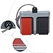 FABULETTA Dual Pedal Foot Switch with Red and Black Momentary Controls, USB Compatible for Industrial Equipment Operations, Plastic Shell with Silver Alloy Contacts for Reliable Performance(C)