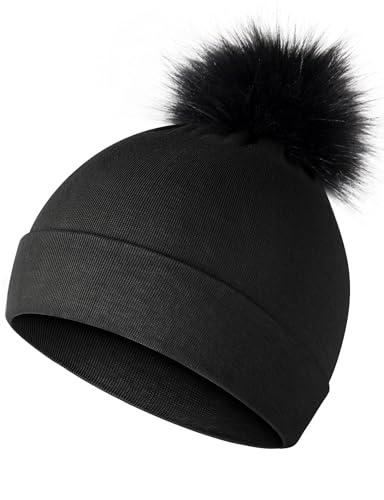 MELLIEX Bommelmütze Kinder, Warme Baby Wintermütze, Weiche Beanie...