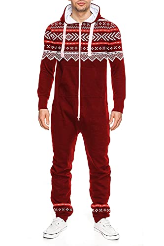 Men's Printed Onesie Hoody All In One Tracksuit Men Allover Printed Jumpsuit2
