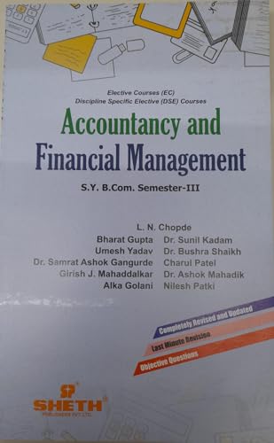 Image of SHETH| ACCUNTANCY & FINANCIAL MANAGEMENT| S.Y.B.COM| SEMESTER-3| SHETH