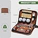 SANLINZOM Golf Accessories for Men and Women for Golfers, Accessories Set in Hi-End PU Case with Golf Balls, HD Rangefinder, Golf Tees, Cleaning Brush, Divot Knife, Scorer, Golf Ball Clamp