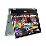 ASUS Chromebook Flip 14' FHD Touchscreen Laptop, MediaTek Kompanio 520, 4GB LPDDR4X, 64GB eMMC, MediaTek Integrated Graphics, 720p HD Webcam, WiFi 6, Long Battery Life, Chrome OS, Gray Green (Renewed)