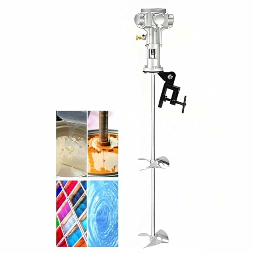 GFXYQPDNV Pneumatic Mixer Air Powered Drum Stirrer, Industrial Automatic Paint Stirring Machine, for Paint, Fluids, Manufacturing, Labs, Industrial Use-
