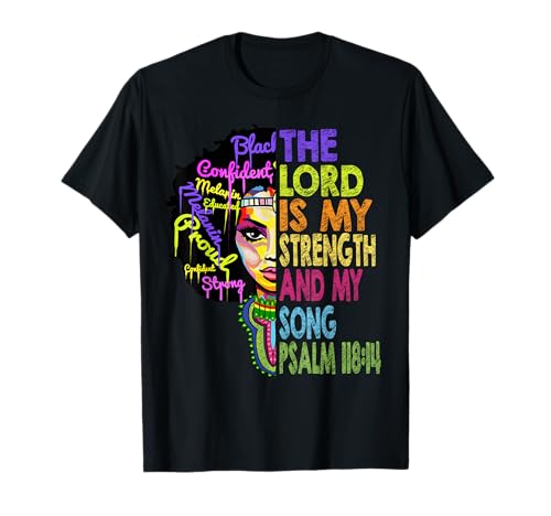 The Lord is My Strength and My Song African Christian Gifts T-Shirt