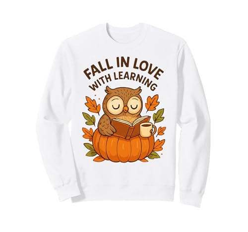 Fall in Love With Learning Cute Owl Autumn Design �g���[�i�[