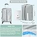 YEEKORO Vacuum Bag for Travel, Professional IPX8 Waterproof Reusable Vacuum Compression Bags for Travel Suitcases, Durable Space Saver Bag(2 PACK,With Pump)