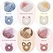 Beaupretty Corbatas Para Niños 6Pcs Girl Scrunchy Hair Tie Ponytail Holder Cat Ear Scrunchies Elastic Hair Band Kids Hair Ties Assorted Color