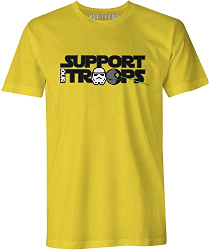 T-shirt science-fiction rétro jaune taille M look vintage geek pour vos sorties pop culture