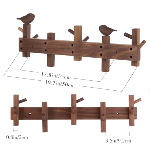 Wood wall hooks, wood towel hook, natural wood as an artistic piece for entryways, foyer, and living room decoration by Bvkcvp - Image 3