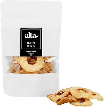 Kurutulmu  Elma Meyve Cipsi Katk  Maddesiz -  eker  lavesiz 30 gr