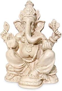 Purity Style Handcrafted Resin Ganesha Statue, Decorative Ornament